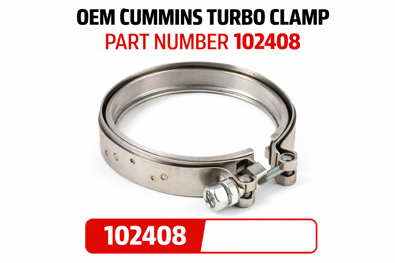 102408 Cummins turbo clamp